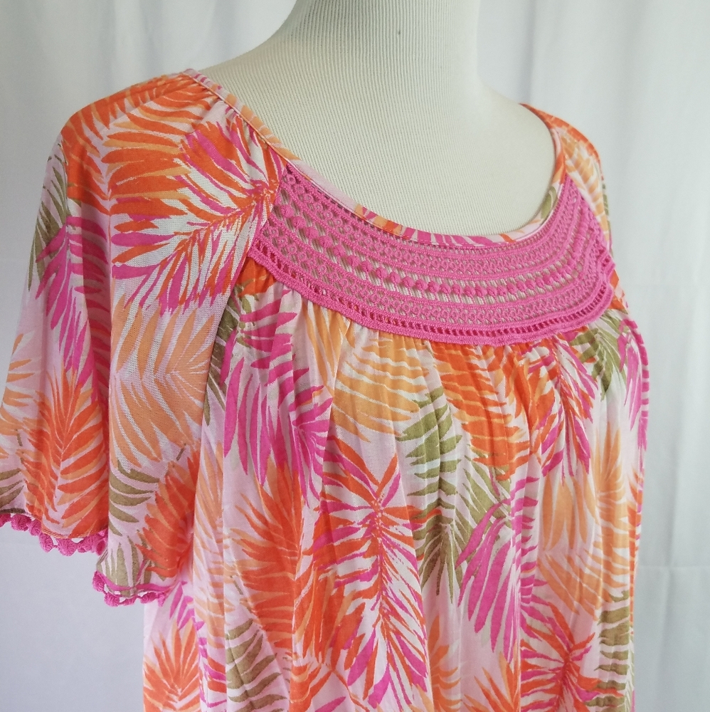 Kim Roger's women's Palm Beach tropical blouse